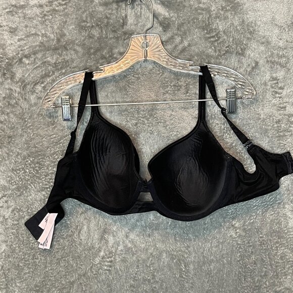 Victorias Secret Women Y2K Body Angel Sexy Lightly Lined Demi Lace Black 36DD - Picture 3 of 15